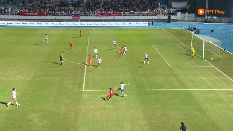 Tuyển nữ Việt Nam thua chung cuộc tại SEAGAME 33 vì bàn thắng không được công nhận